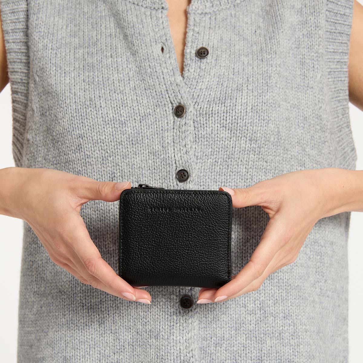 Status Anxiety Sense Of Wonder Women's Leather Wallet Black