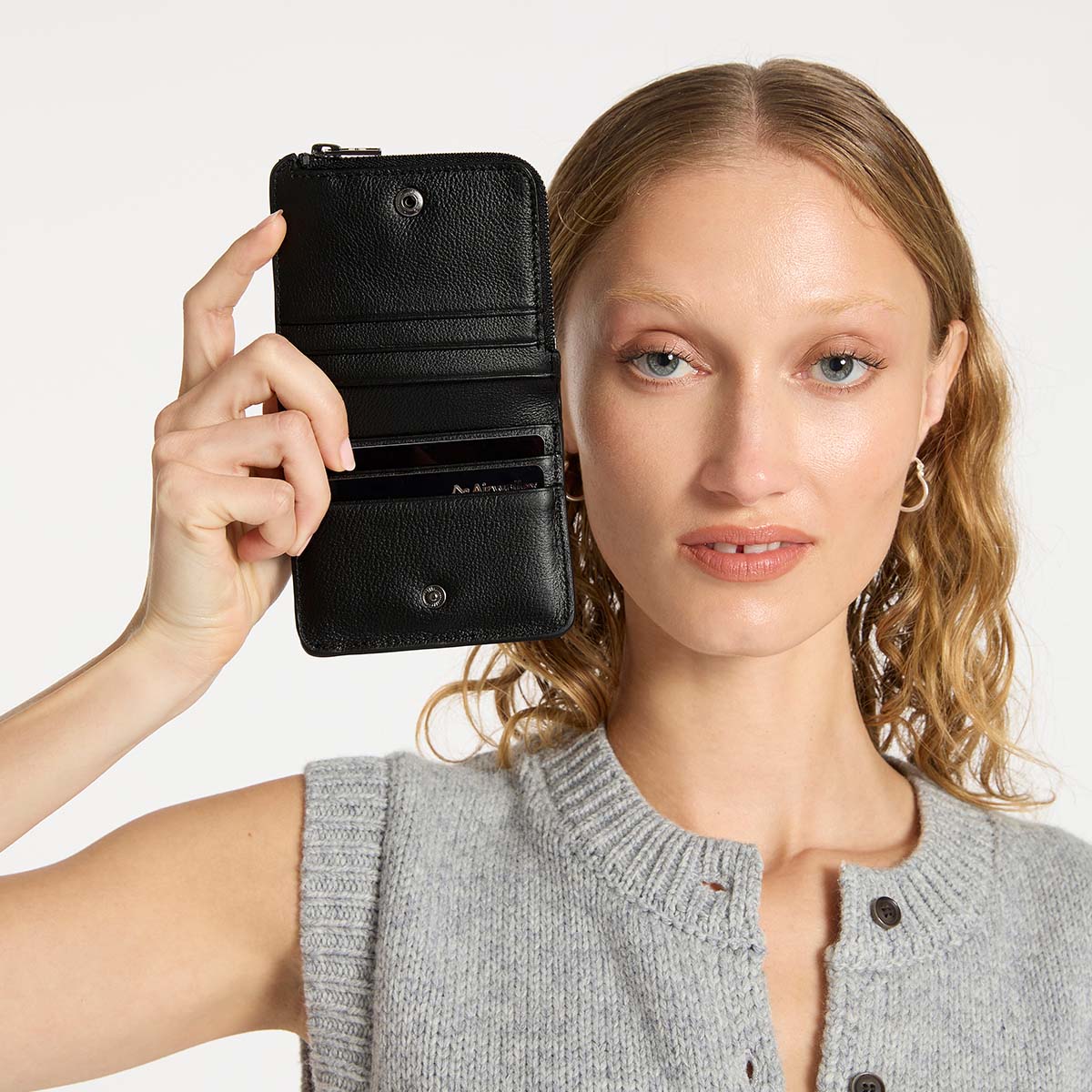 Status Anxiety Sense Of Wonder Women's Leather Wallet Black