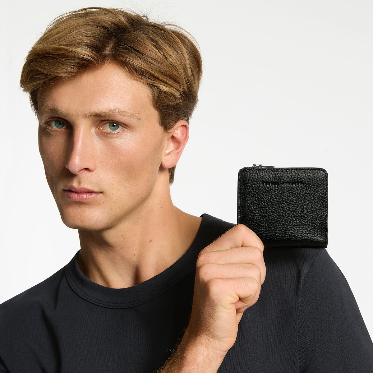 Status Anxiety Sense Of Wonder Men's Leather Wallet Black