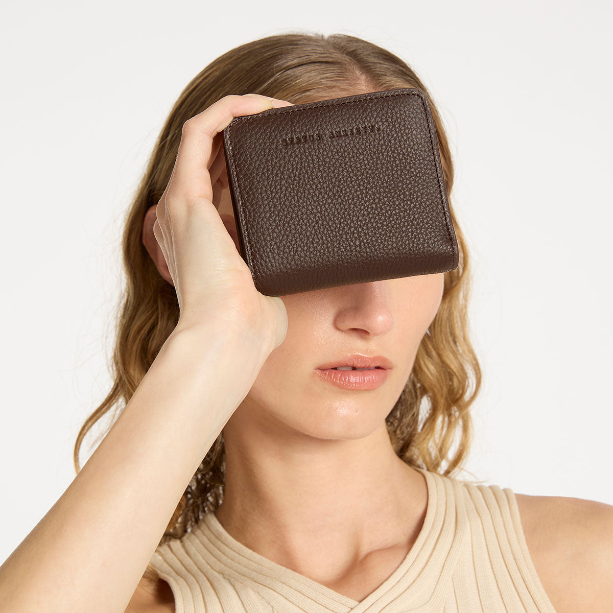 Status Anxiety Sense Of Wonder Women's Leather Wallet Cocoa