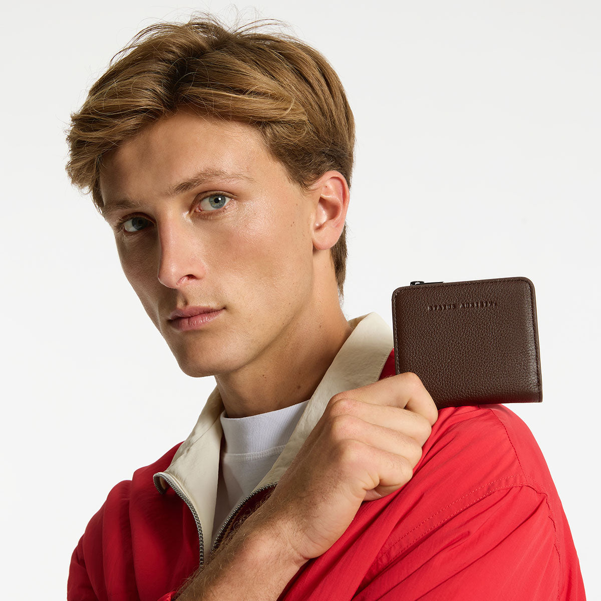 Status Anxiety Sense Of Wonder Men's Leather Wallet Cocoa