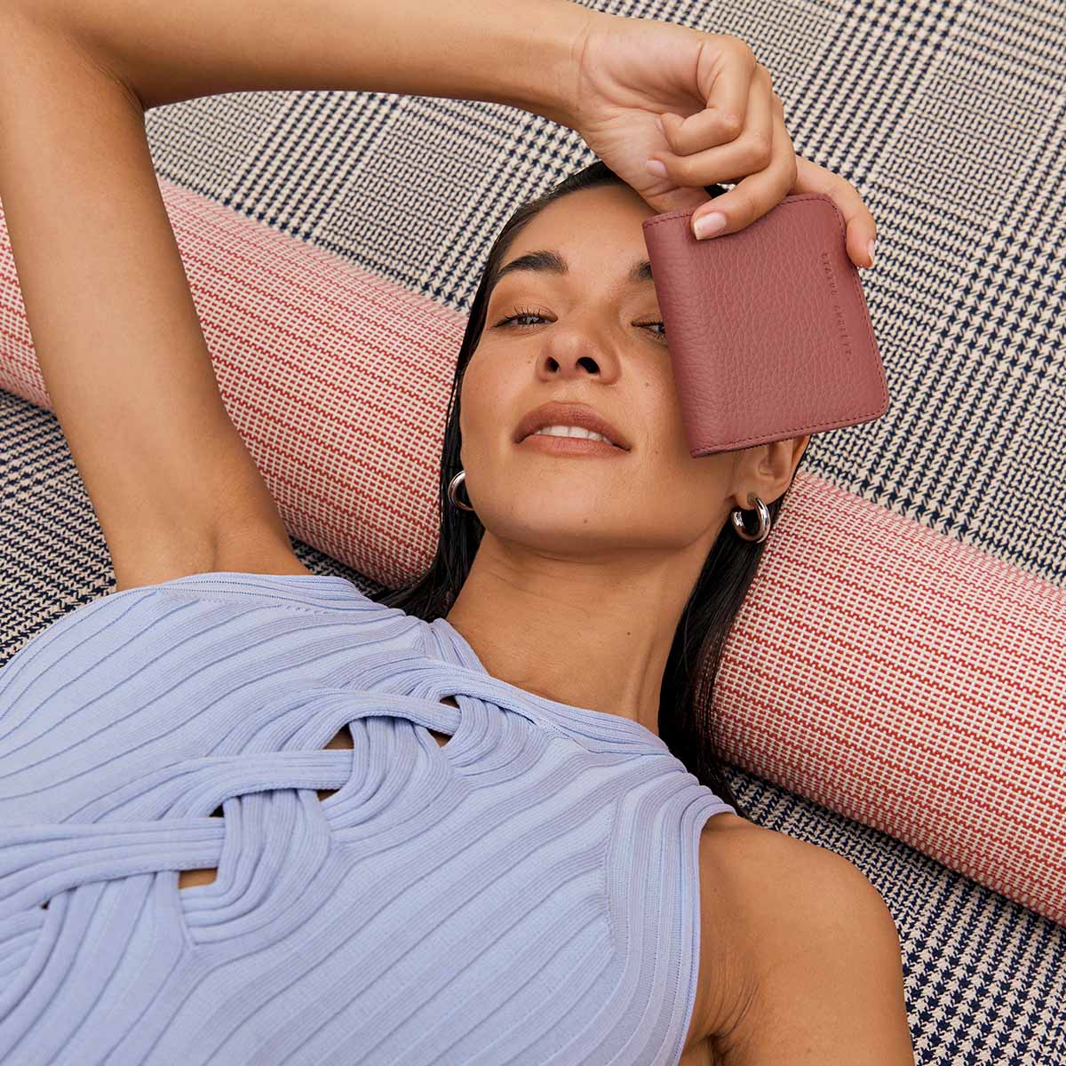 Status Anxiety Sense Of Wonder Women's Leather Wallet Dusty Rose