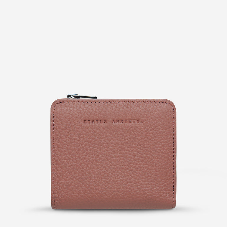 Status Anxiety Sense Of Wonder Women's Leather Wallet Dusty Rose