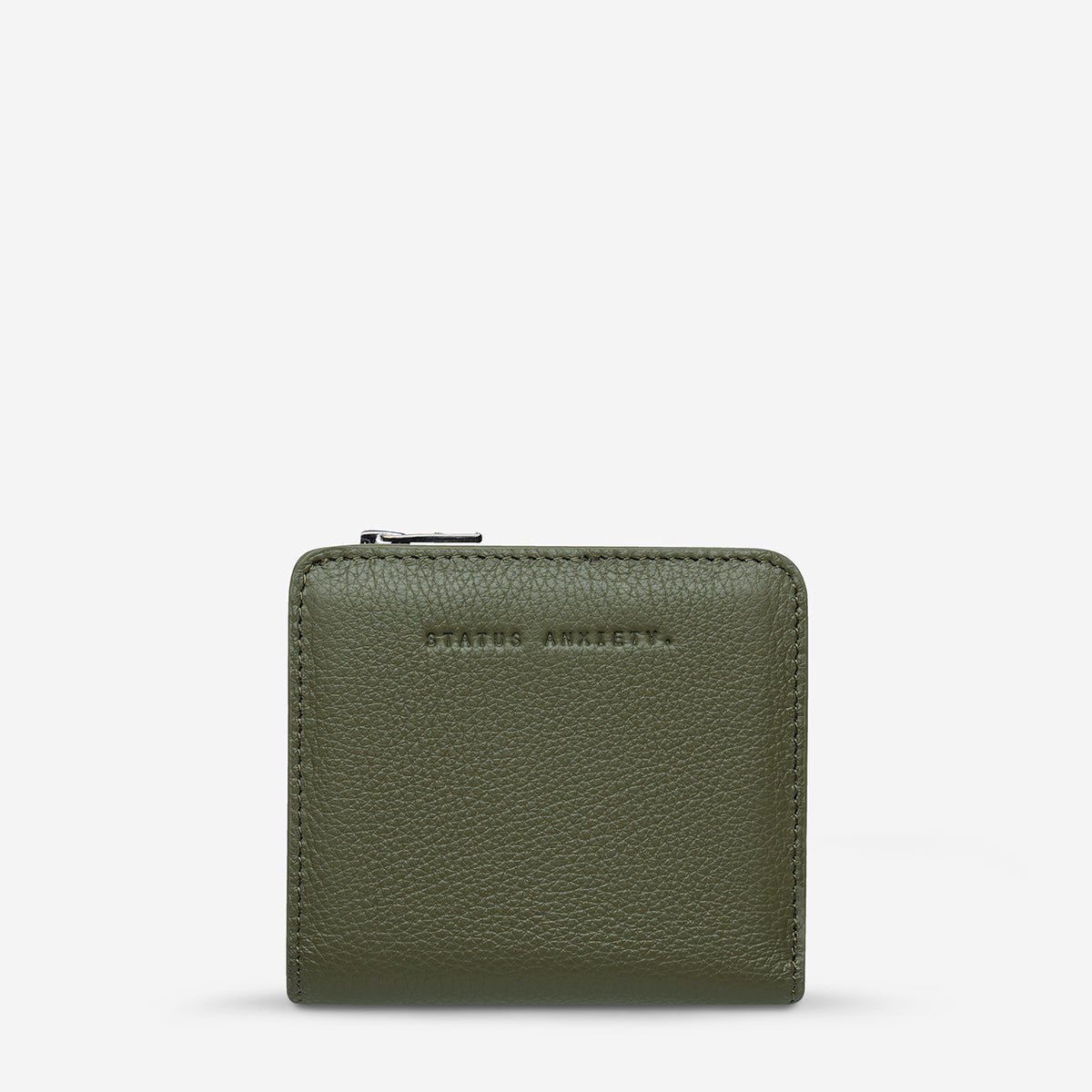 Sense Of Wonder Khaki Leather Wallet | Status Anxiety®
