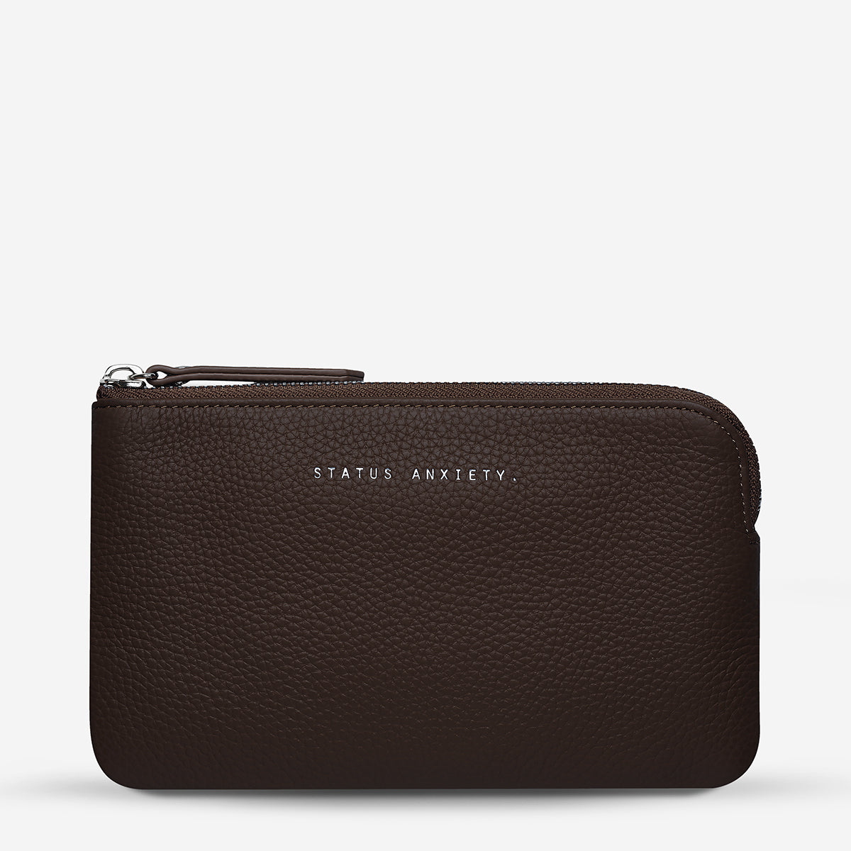 Status Anxiety Smoke and Mirrors Women's Leather Pouch Wallet Cocoa