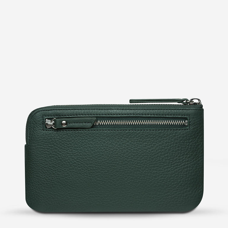 Status Anxiety Smoke and Mirrors Women's Leather Pouch Wallet Teal