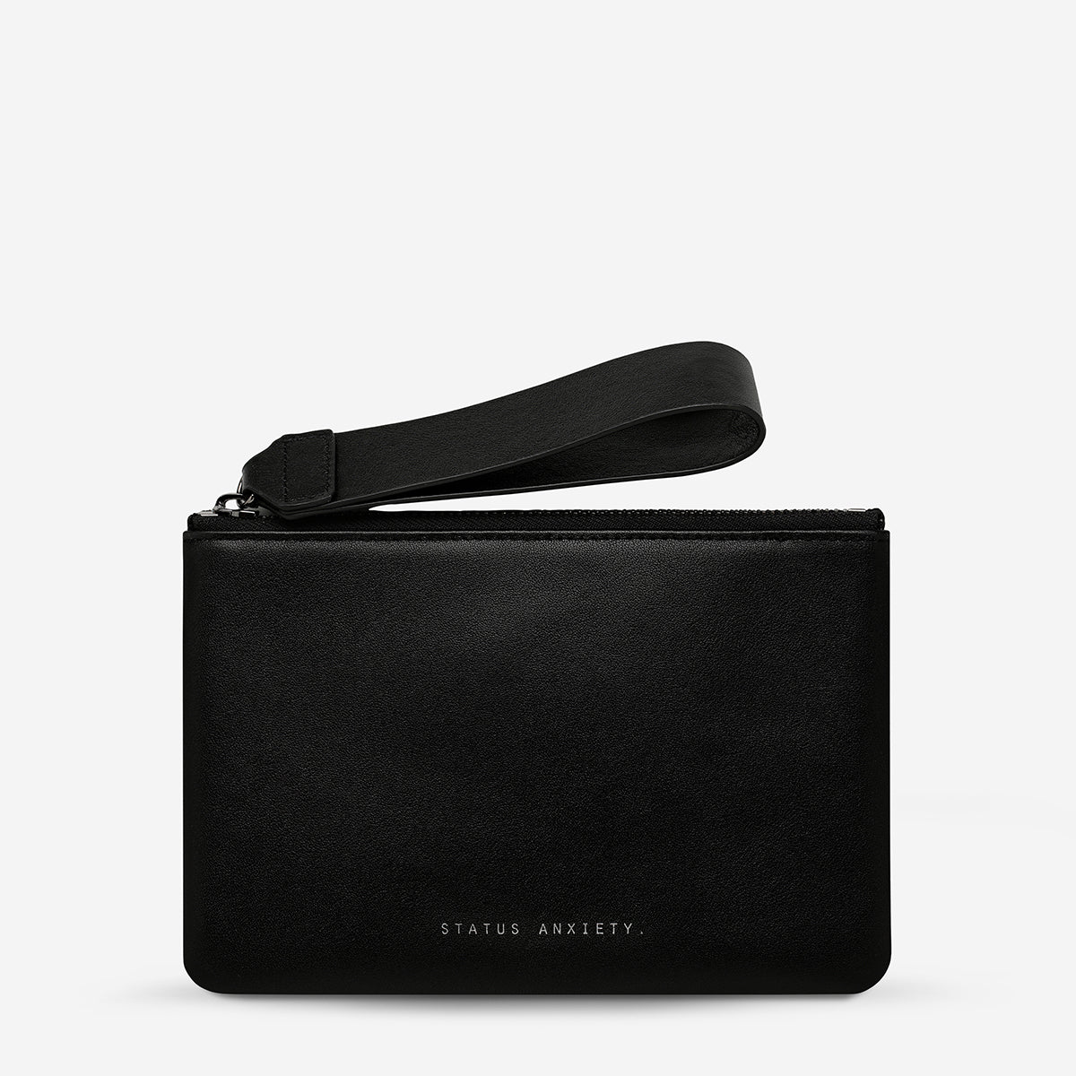 Status Anxiety Take Your Chances Women's Leather Pouch Black Nappa