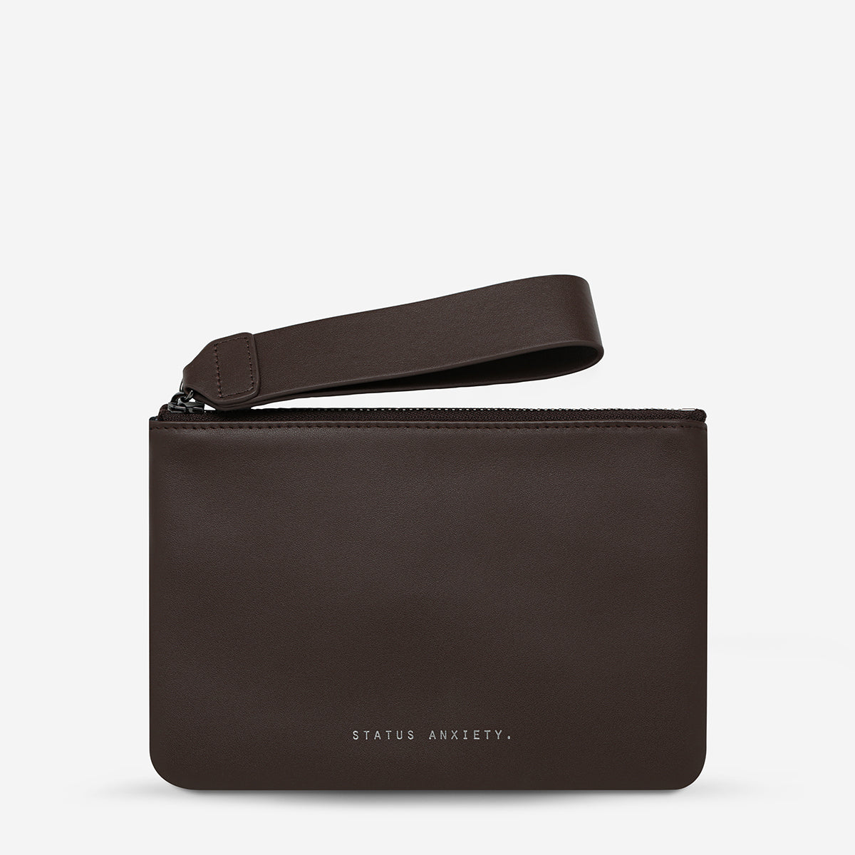 Status Anxiety Take Your Chances Women's Leather Pouch Cocoa Nappa