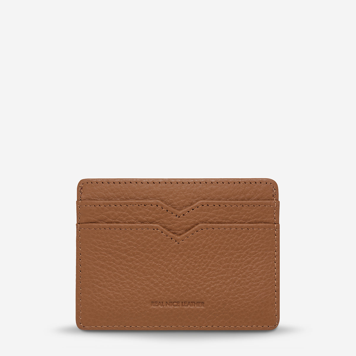 Status Anxiety Together for Now Leather Wallet Camel