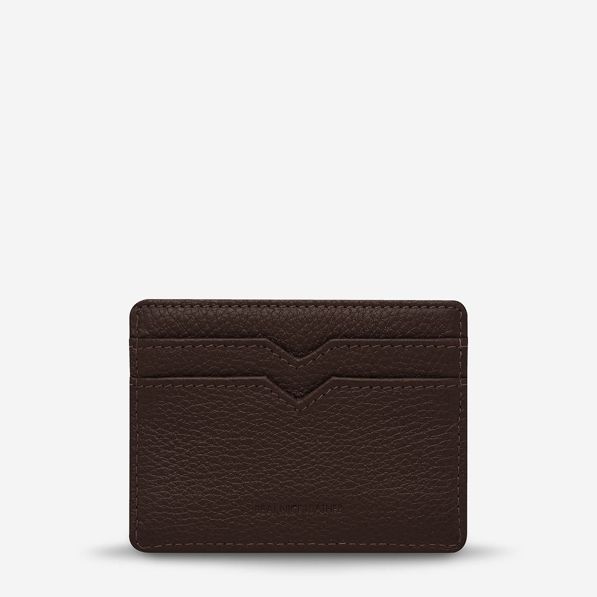 Status Anxiety Together For Now Women's Leather Card Wallet Cocoa