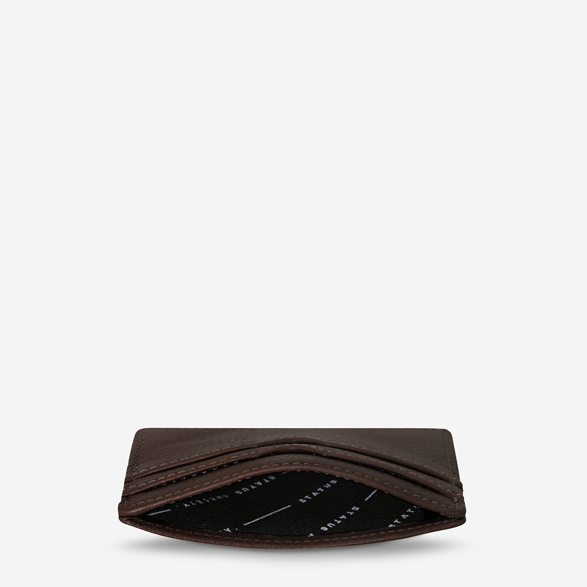 Status Anxiety Together For Now Women's Leather Card Wallet Cocoa