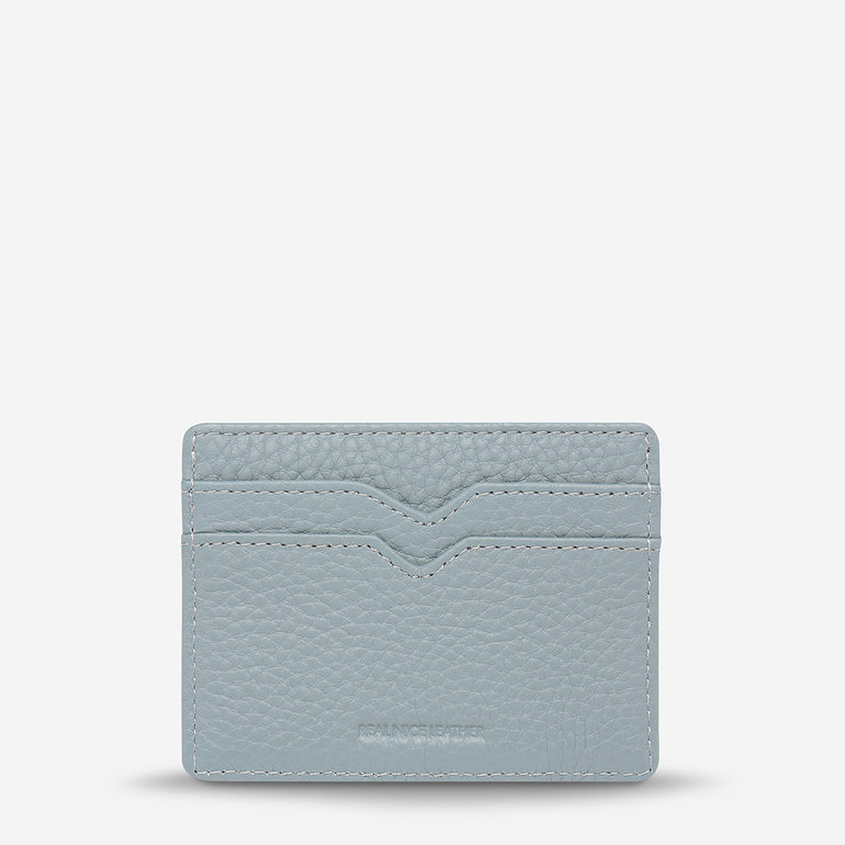 Status Anxiety Together For Now Women's Leather Card Wallet Powder Blue