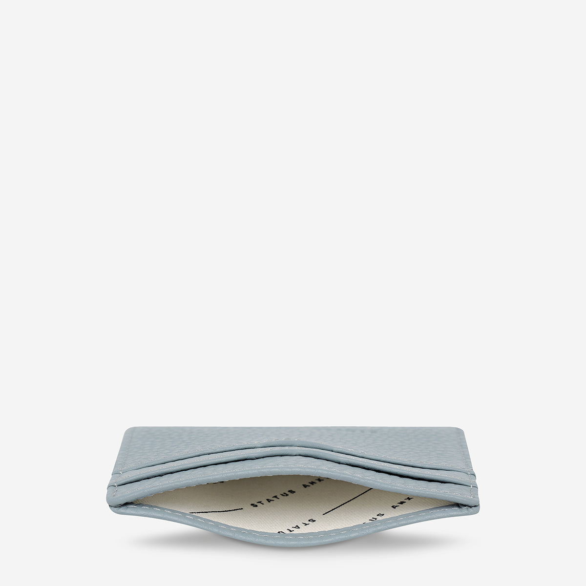 Status Anxiety Together For Now Women's Leather Card Wallet Powder Blue