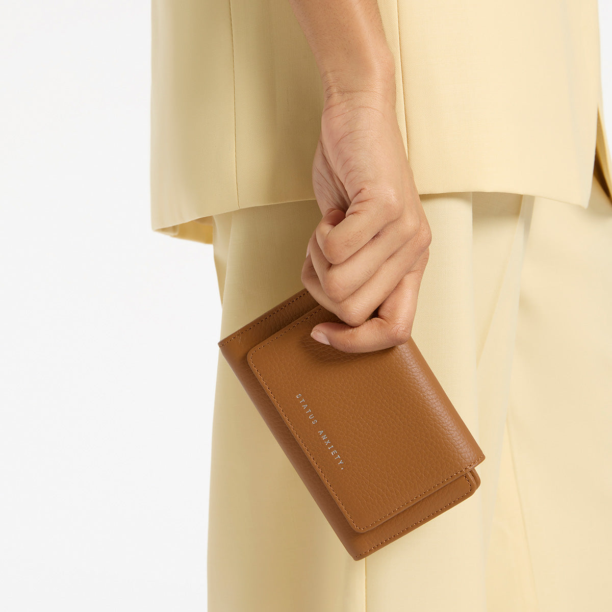 Status Anxiety Visions Women's Leather Wallet Camel