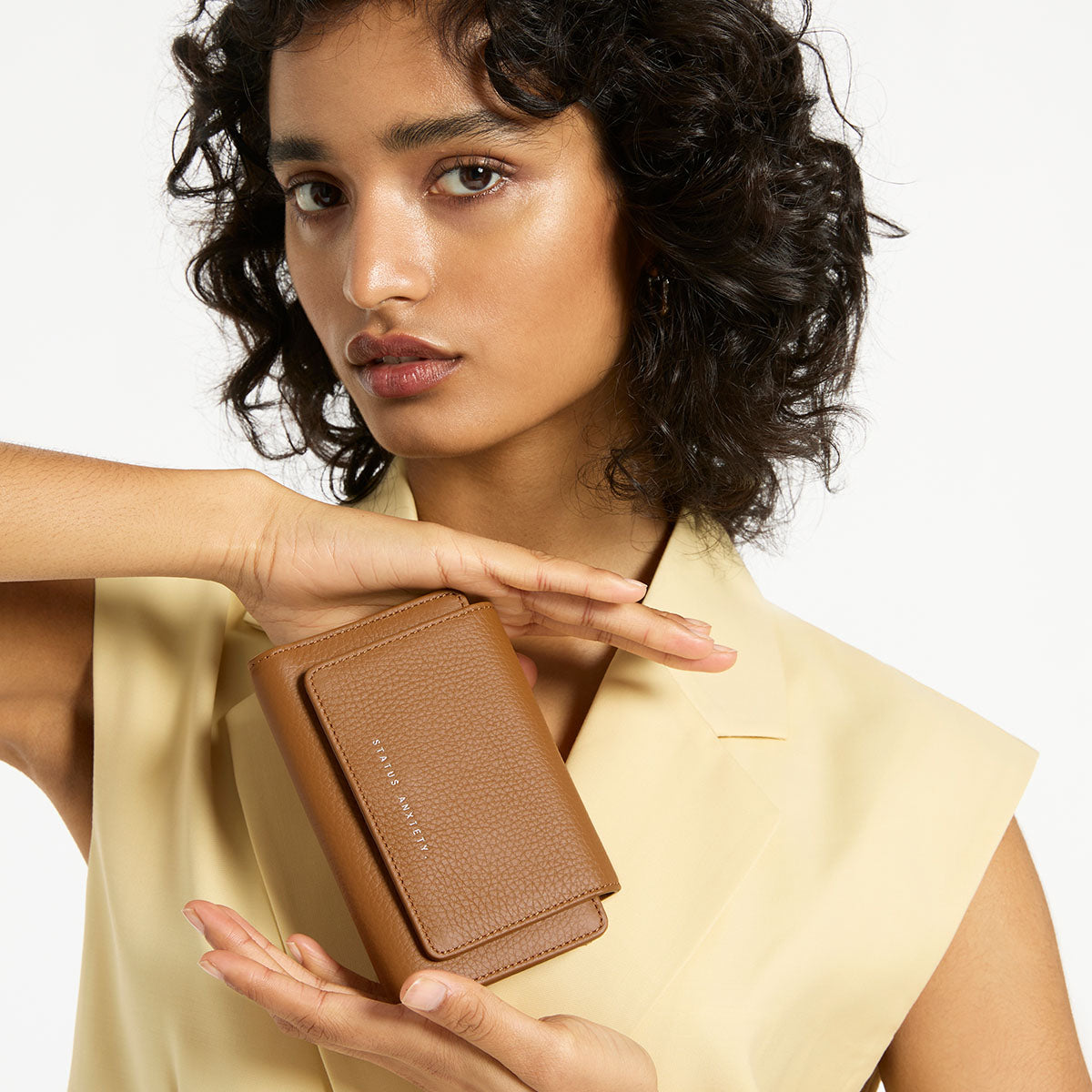 Status Anxiety Visions Women's Leather Wallet Camel