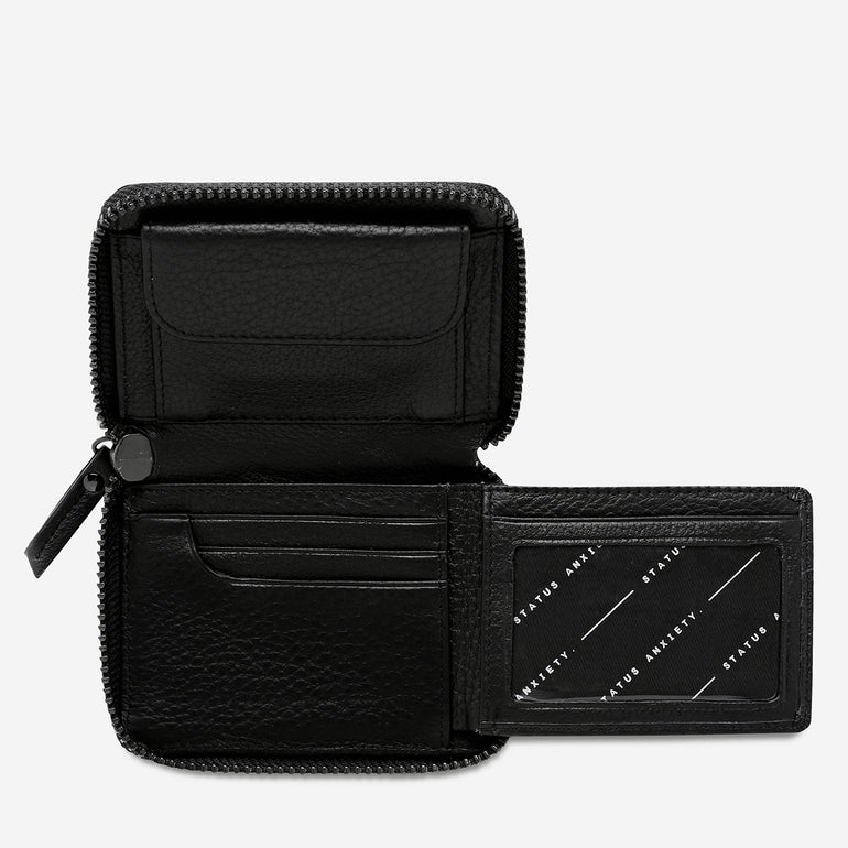 Status Anxiety Wayward Women's Leather Wallet Black