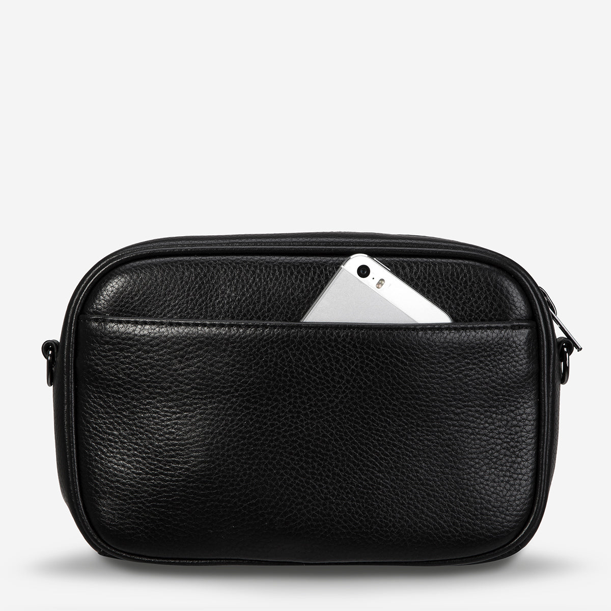 Status Anxiety Plunder Women's Leather Crossbody Bag Black