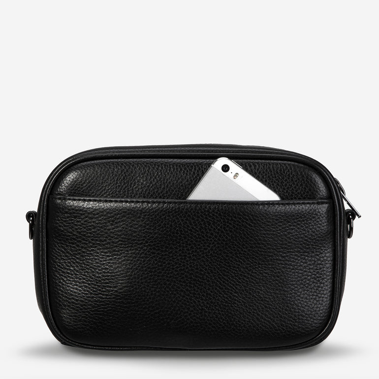 Status Anxiety Plunder Women's Leather Crossbody Bag Black