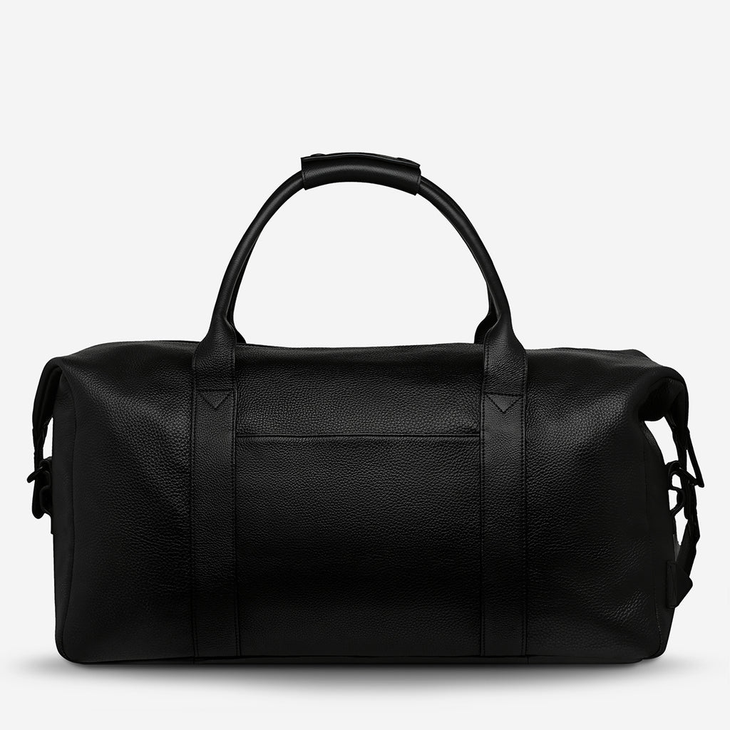 Everything I Wanted Black Leather Duffle Bag | Status Anxiety®