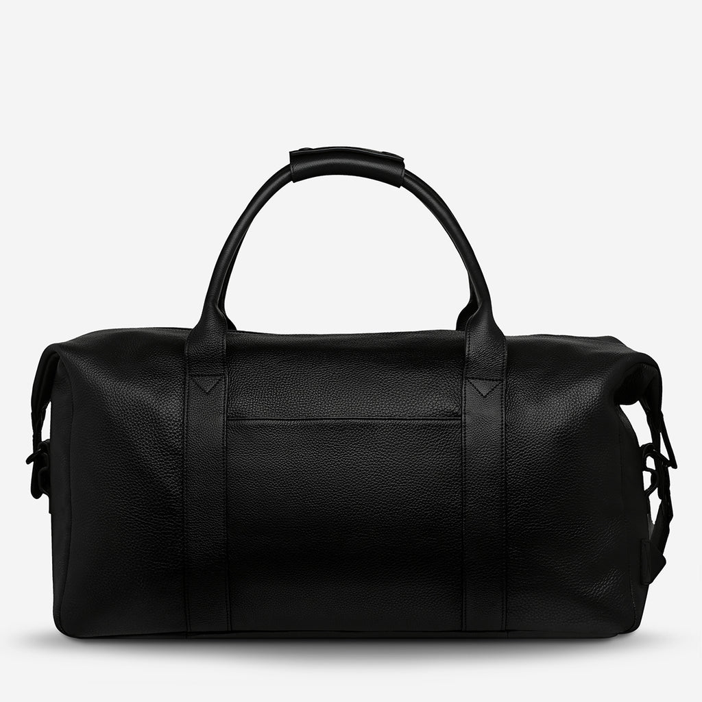 Everything I Wanted Black Leather Duffle Bag Status Anxiety®