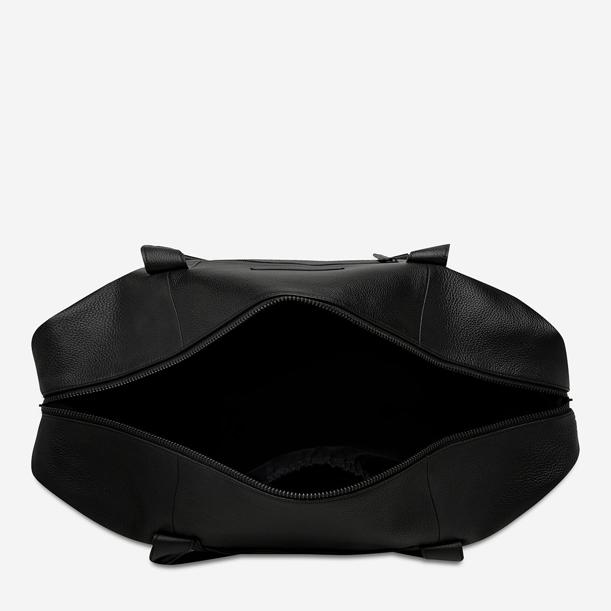 Status Anxiety Everything I Wanted Leather Duffle Bag Black