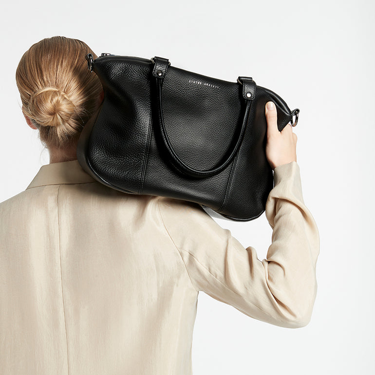 Status Anxiety Eyes to the Wind Women's Leather Bag Black