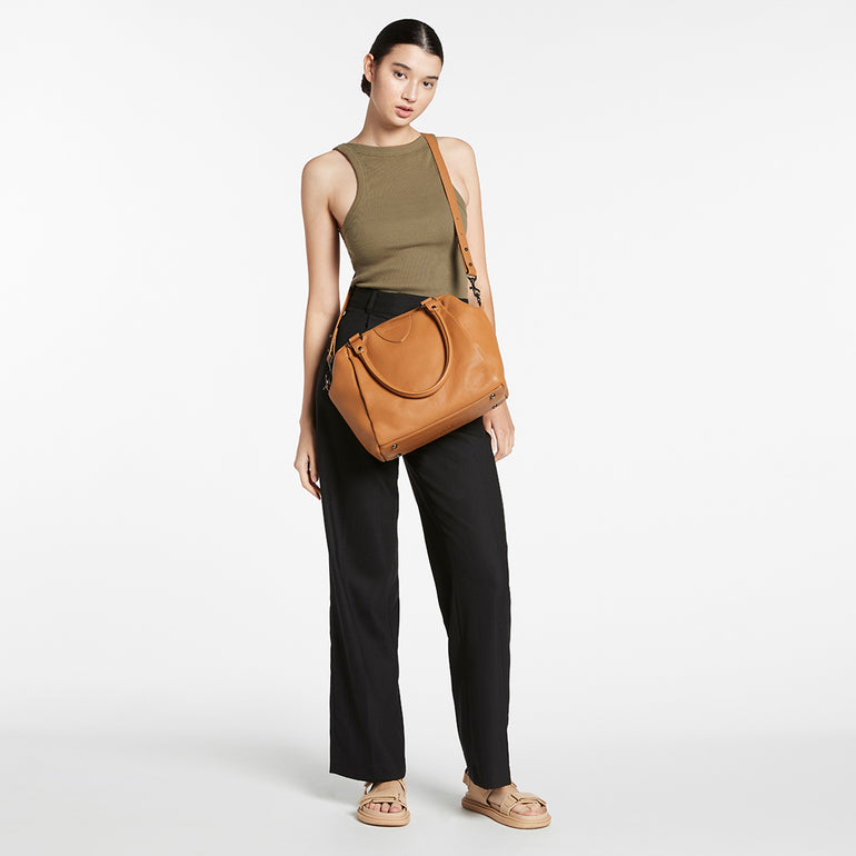 Status Anxiety Force Of Being Women's Leather Bag Tan