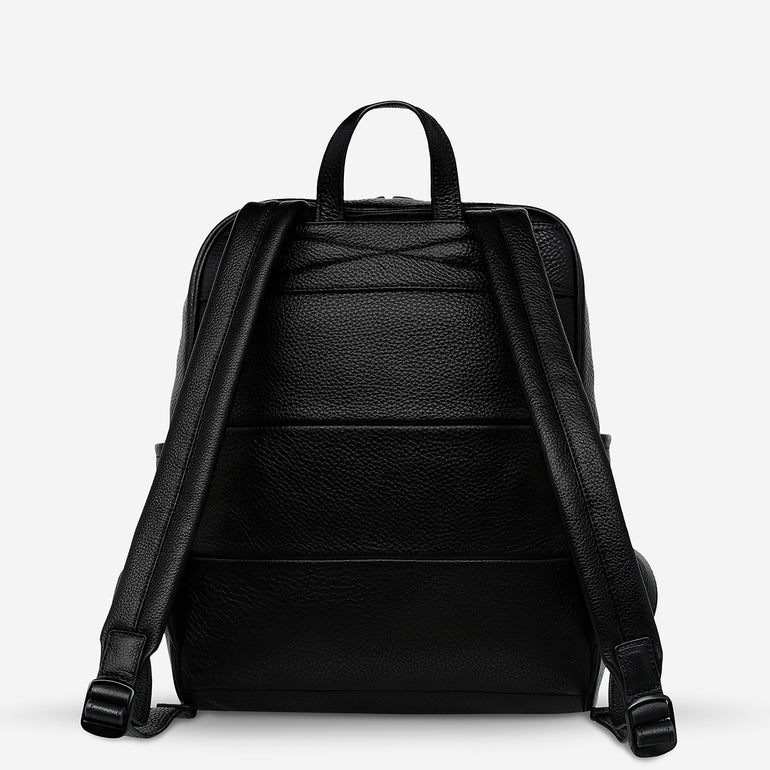 black leather backpack sydney Status Anxiety If You Call Backpack