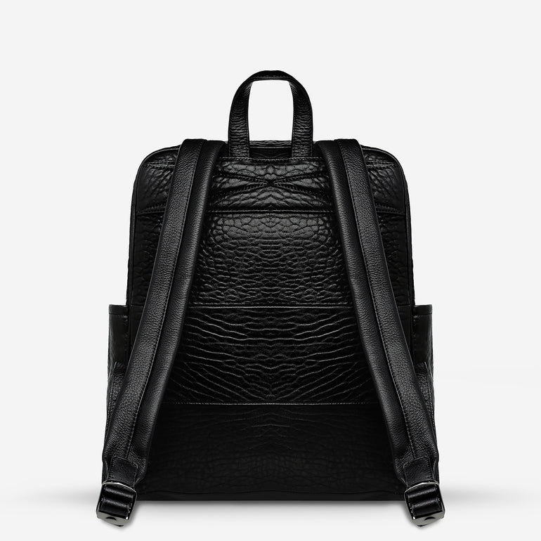 Status Anxiety If You Call Leather Backpack Black Bubble