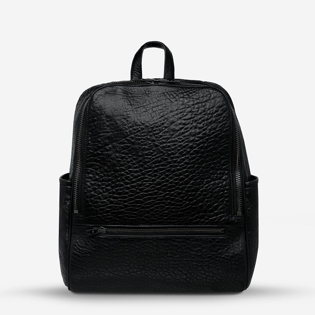 If You Call Women's Black Bubble Leather Backpack Status Anxiety®