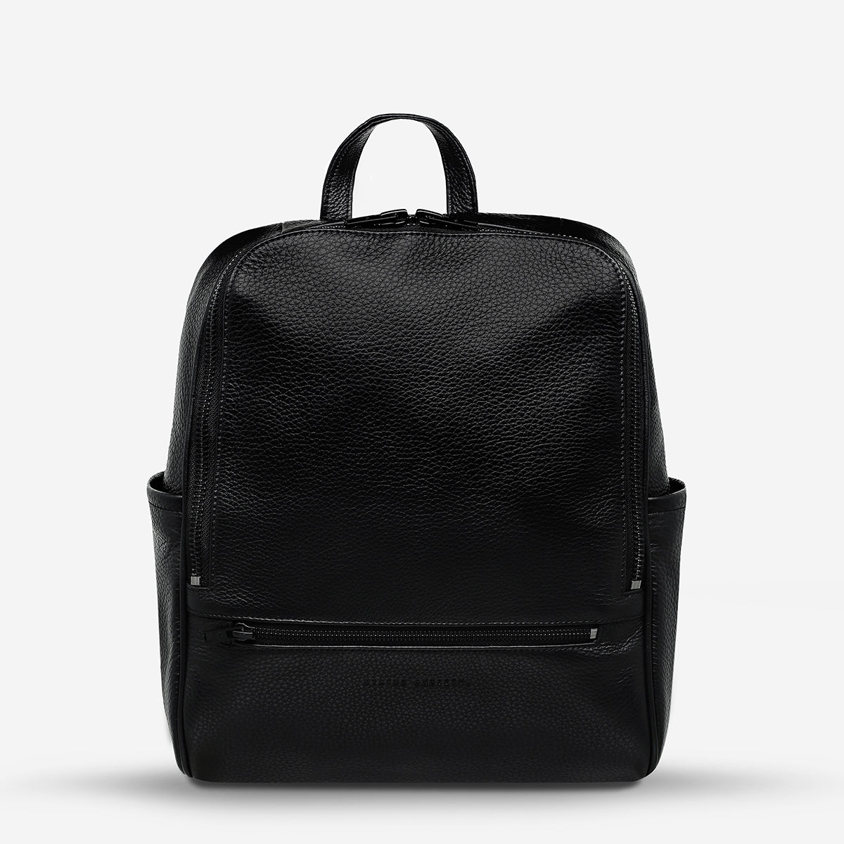 Outback - Mini Journey Leather Backpack - up to 14” MacBook Pro - Black