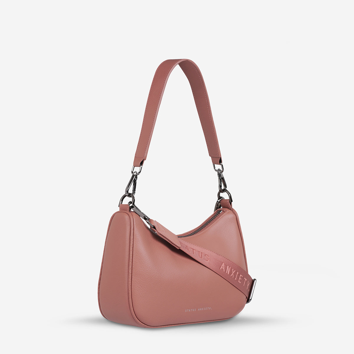 Status Anxiety Look Both Ways Handbag Dusty Rose