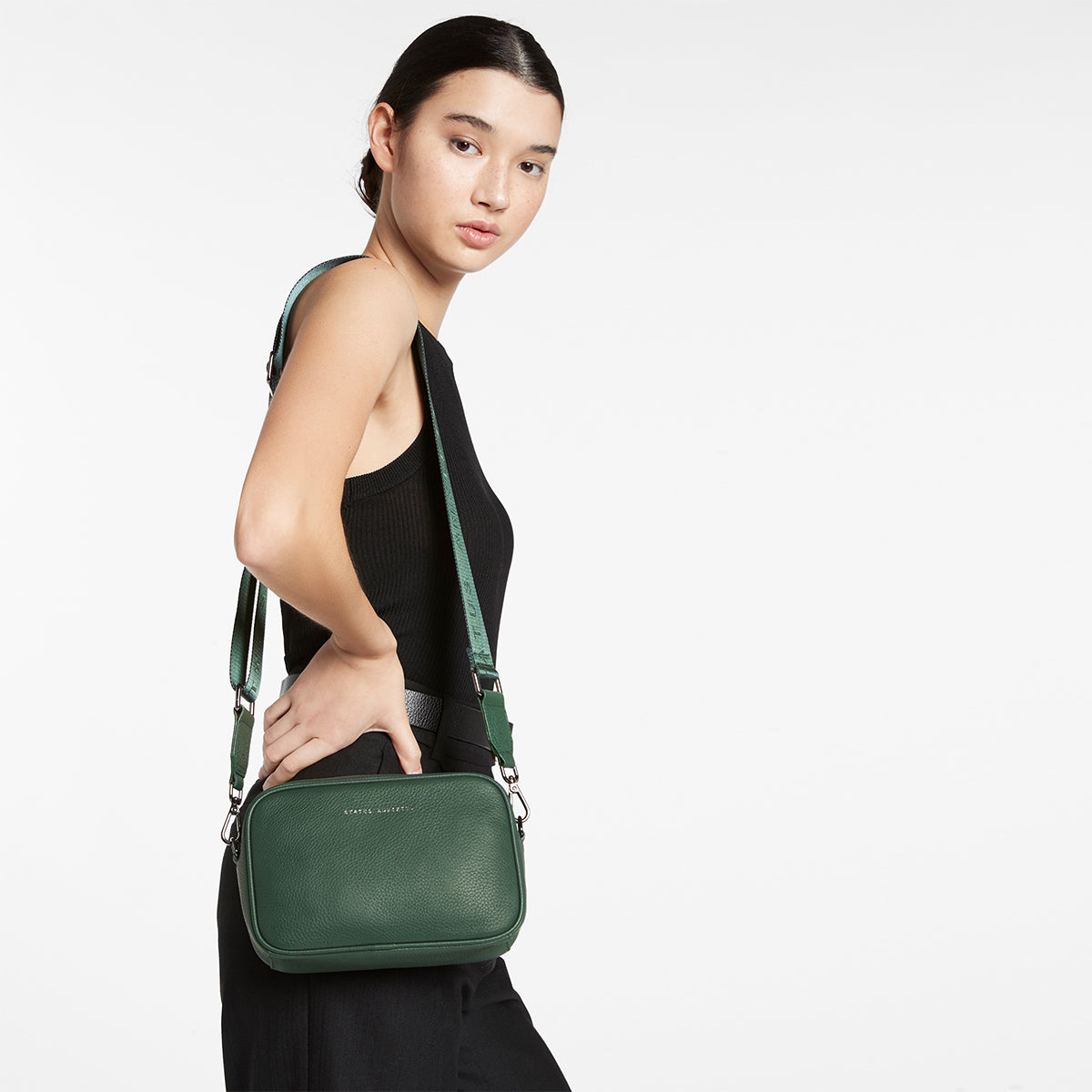 Status Anxiety Plunder With Webbed Strap Green