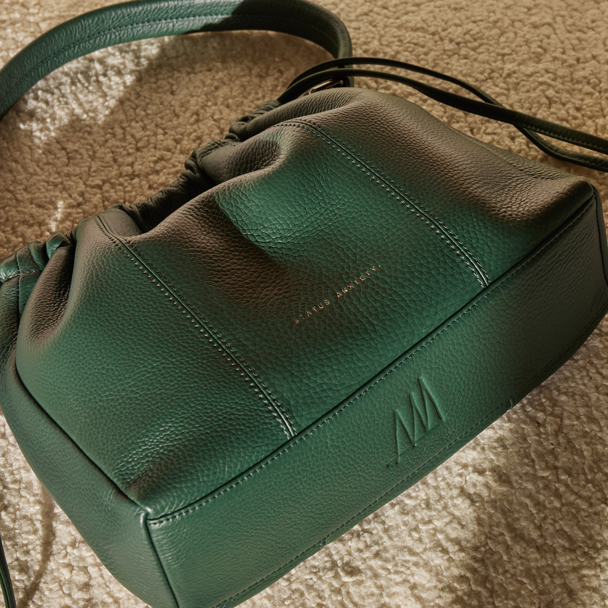 Status anxiety green discount bag