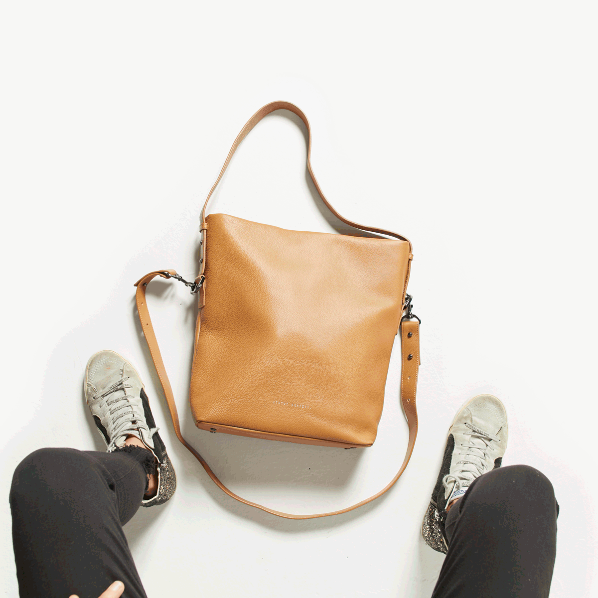 Status Anxiety Ready and Willing Women's Leather Tote Bag Black