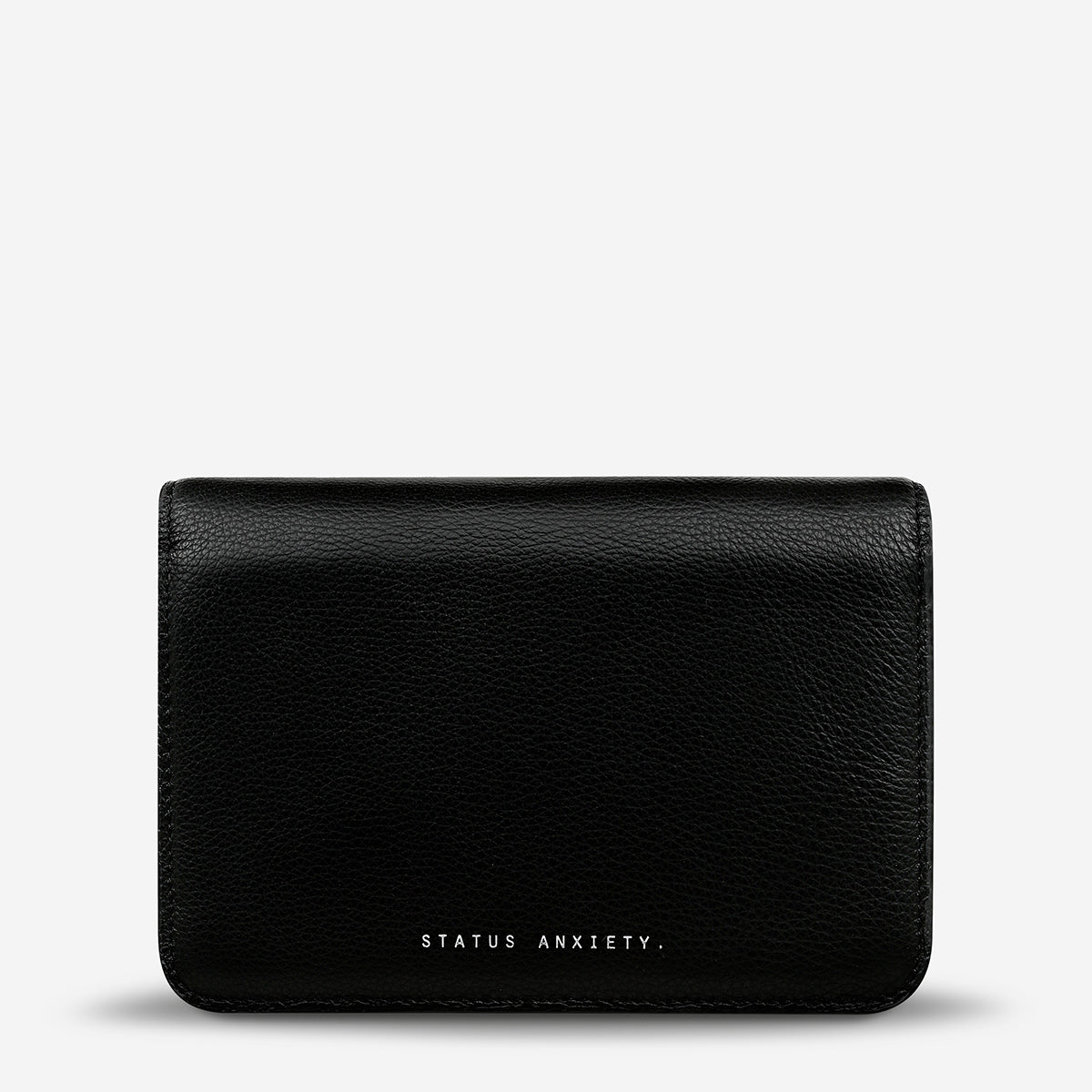 Status Anxiety She Burns Women's Leather Bag Black