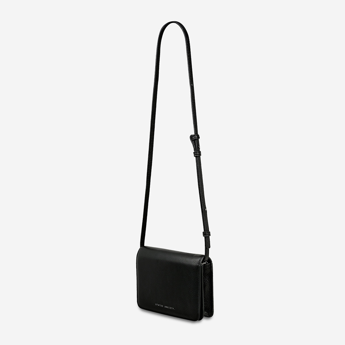 Status Anxiety She Burns Women's Leather Bag Black