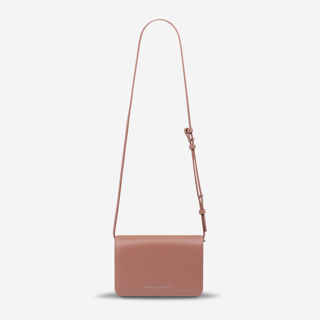 She Burns Women's Dusty Rose Crossbody Bag Status Anxiety®