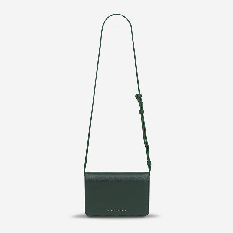 Status Anxiety She Burns Women's Leather Bag Green