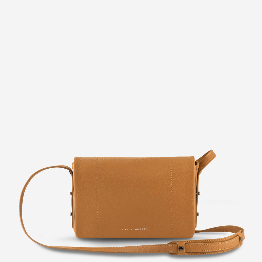 Succumb Women's Tan Leather Crossbody Bag Status Anxiety®