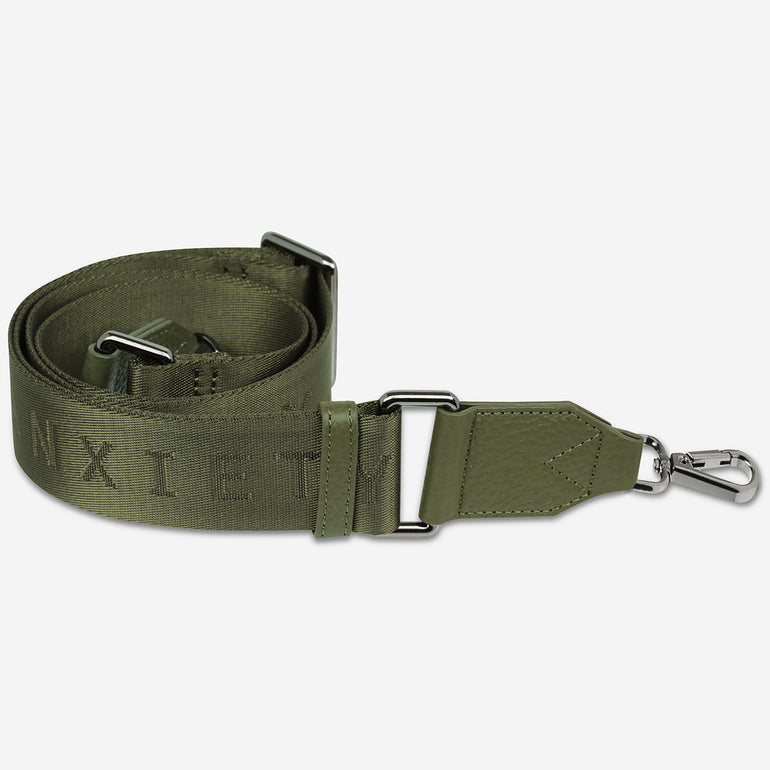 Status Anxiety Khaki Web Strap for Bags