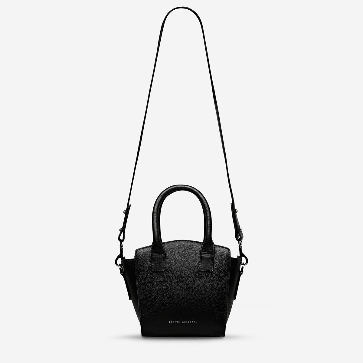 Status Anxiety Worst Behind Us Women's Leather Bag Black