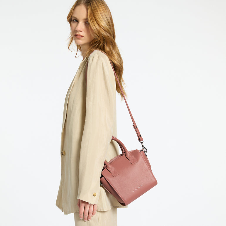 Status Anxiety Worst Behind Us Women's Leather Bag Dusty Rose