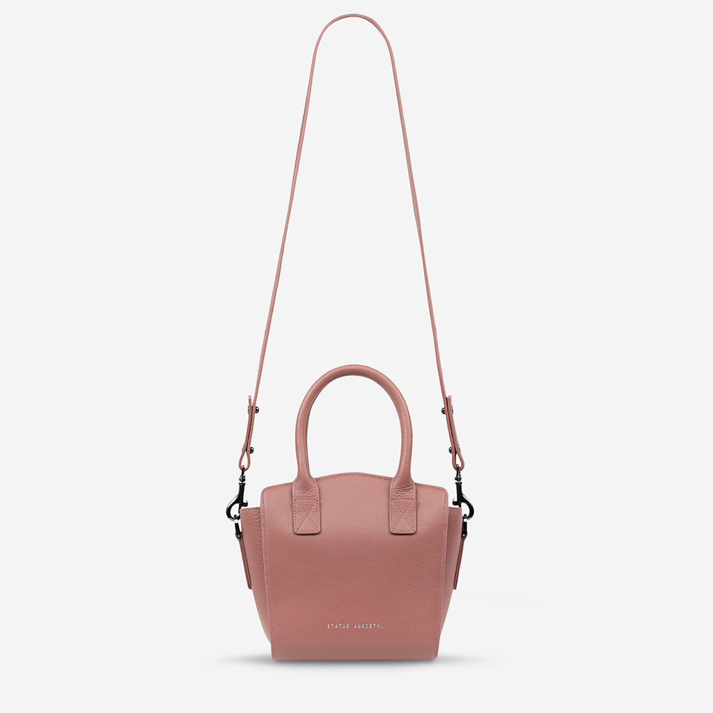 Worst Behind Us Women's Dusty Rose Leather Bag Status Anxiety®