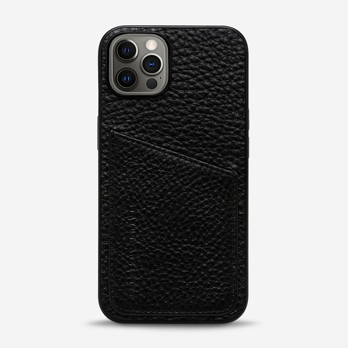 [STATUS ANXIETY]*WHO'S WHO*スマホケースiPhone16/Pro/Pro Max Who's Who Black Leather Phone Cases | Status Anxiety®