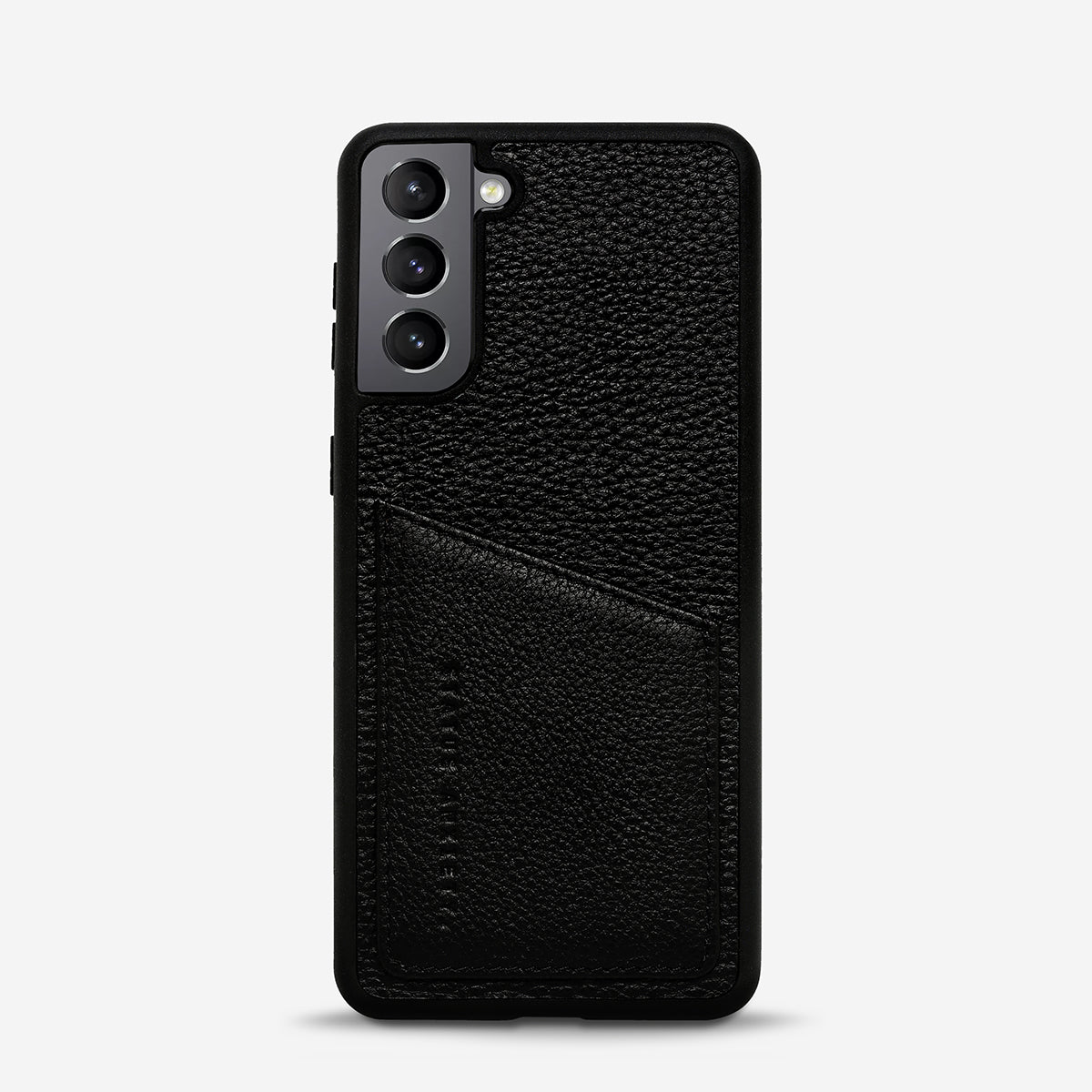 [STATUS ANXIETY]*WHO'S WHO スマホケース*iPhone13/Pro/ProMax Who's Who Black Leather Phone Cases | Status Anxiety®