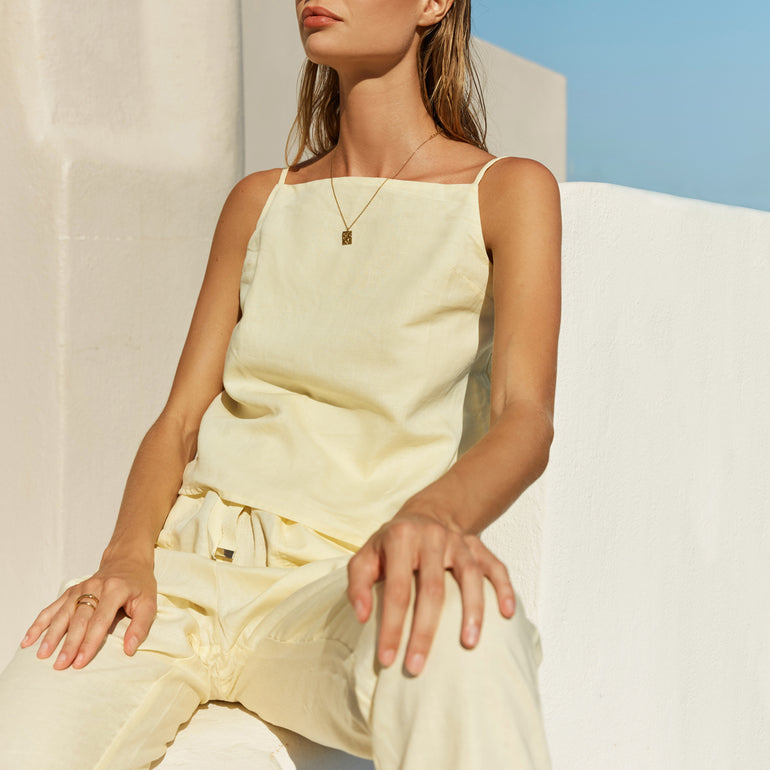 Status Anxiety Whereabouts Women's Top Butter