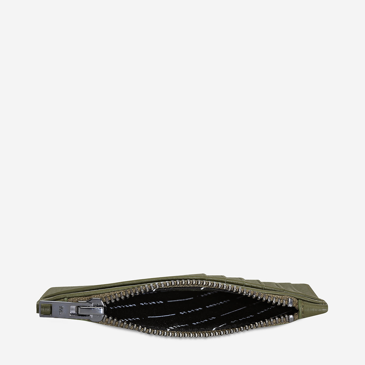Status Anxiety Avoiding Things Women's Leather Wallet Khaki