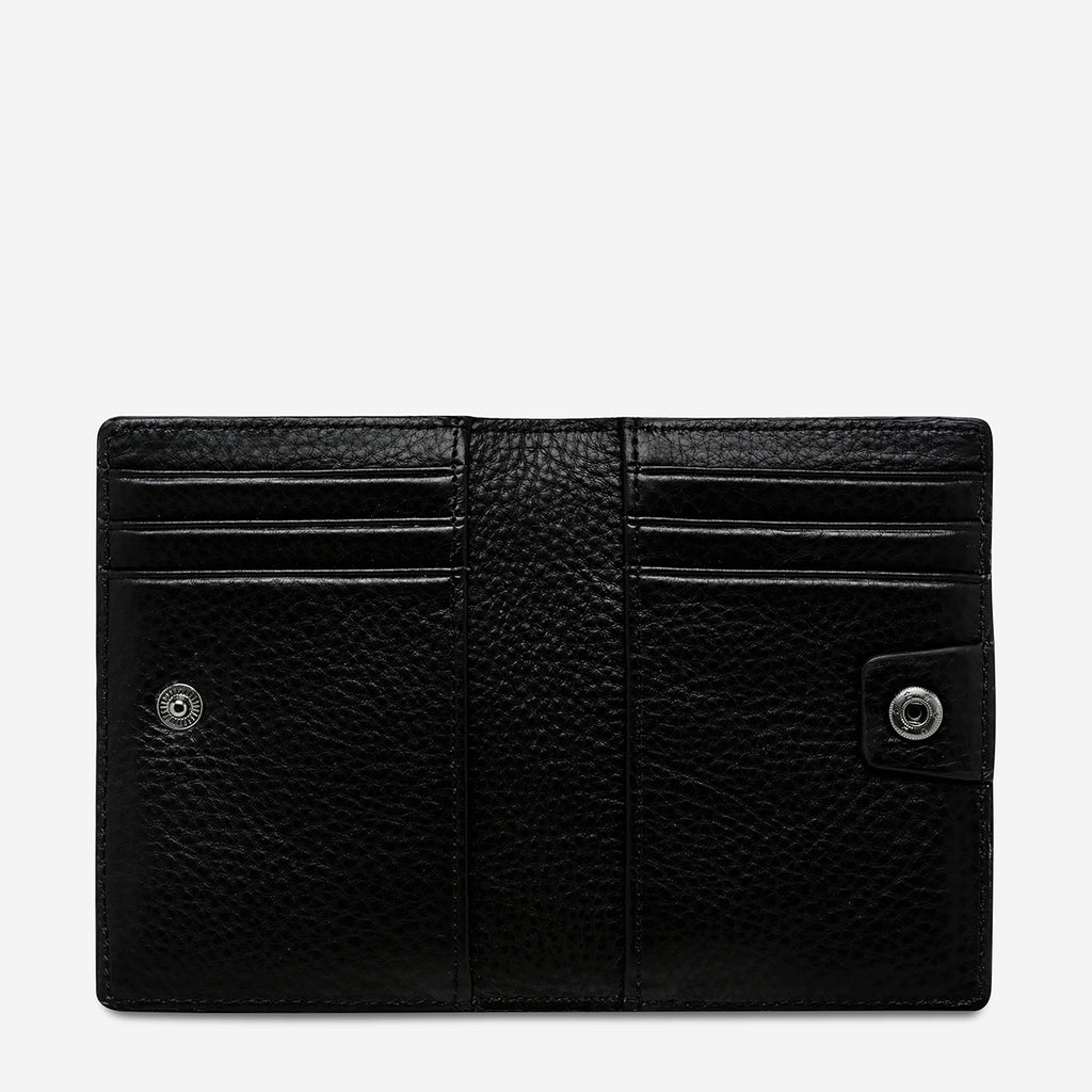 Easy Does It Women's Black Leather Wallet Status Anxiety®