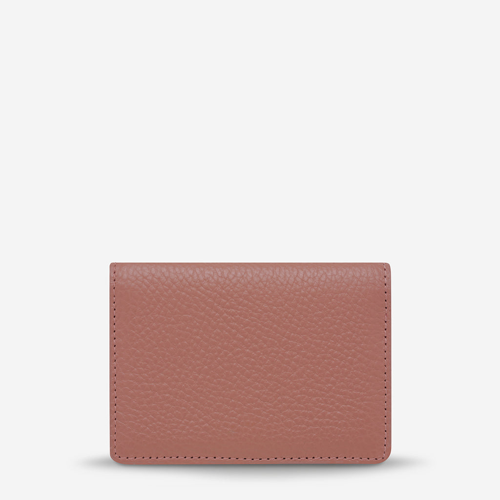 Easy Does It Women's Dusty Rose Leather Wallet Status Anxiety®